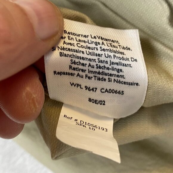 Eddie Bauer Women's Jacket Size XL Beige Button-Up 3/4 Sleeves Casual Classic - Picture 8 of 9